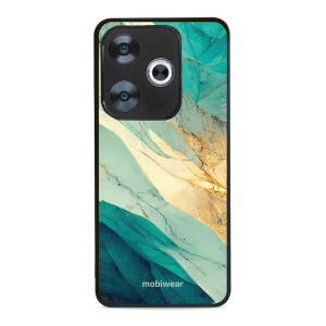 Etui ochronne do Xiaomi Poco F6, Mobiwear Glossy Case, turkusowy marmur