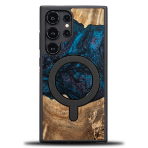 Drewniane etui do Galaxy S24 Ultra, Bewood Unique Planets Neptun do MagSafe