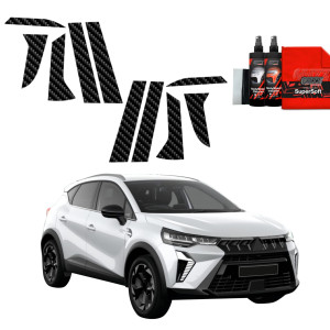 10w1 Folia karbonowa Grizz Protector na słupki do Mitsubishi ASX Facelift (2024-2026)