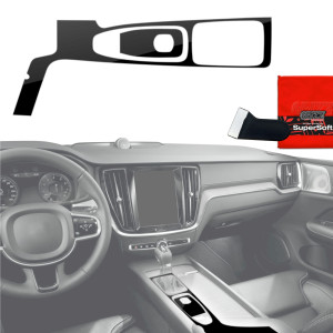 Folia do wnętrza Volvo XC90 D4 (2017-2018) Grizz Protector 2w1 Czarna Połyskująca