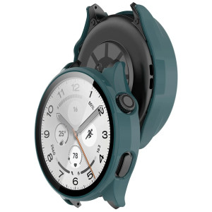 Etui ze szkłem do zegarka Bizon Case Watch Adamo do Xiaomi Watch 5, zielone