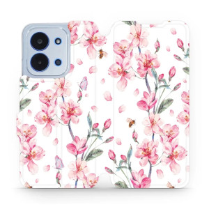 Etui z klapką do Xiaomi Redmi 15C 4G, Mobiwear Book, różowa wiosna