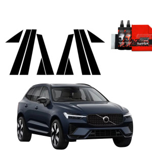 10w1 Czarna folia Grizz Protector na słupki do Volvo XC60 2 (2022-2026)