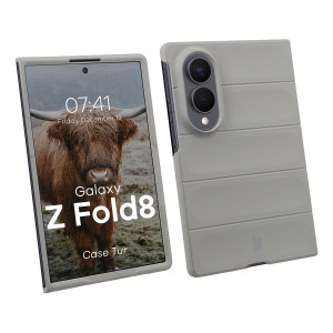 Pancerne etui Bizon Case Tur do Galaxy Z Fold8, jasnoszare