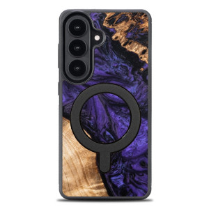 Drewniane etui do Galaxy S26, Bewood Unique Violet do MagSafe