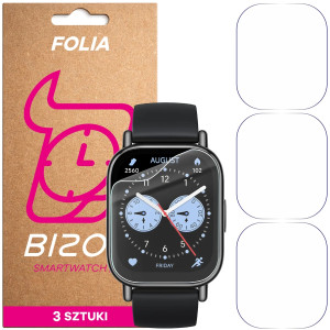 Folia ochronna na ekran zegarka Bizon Watch Film HydroFlex do Xiaomi Redmi Watch 5 Lite, 3 sztuki