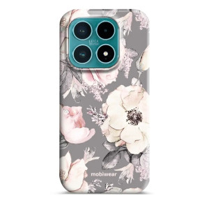 Etui ochronne do Xiaomi 17, Mobiwear Elite Pro, różowo-kwieciste
