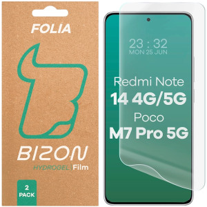 Folia hydrożelowa na ekran Bizon Film Hydrogel Front Duo do Honor 400 Lite, 2 sztuki
