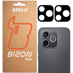 Szkło na aparat Bizon Glass Lens do Honor 600 Lite 5G, 2 sztuki