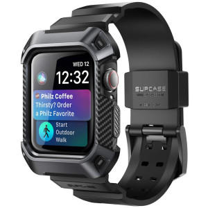 Etui z paskiem Supcase UB Pro do Apple Watch SE / 6 / 5 / 4 (44 mm), czarne