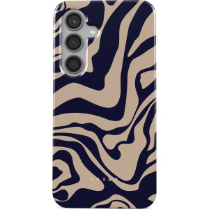 Etui Burga Vigilant Tough do Galaxy S24, beżowo-granatowe