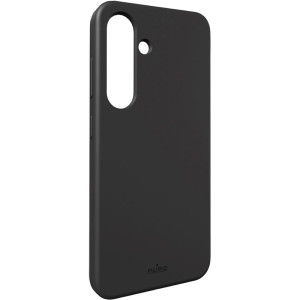 Etui Puro Icon do Galaxy S25, silikonowe, czarne