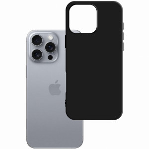 Etui 3mk Matt Case do iPhone 16 Pro, czarne matowe