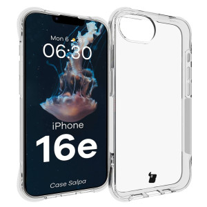 Elastyczne etui Bizon Case Salpa do iPhone 17e / 16e, przezroczyste