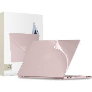 Etui ochronne Tech-Protect Softshell do MacBook Neo 13" A18 Pro 2026, matowe półprzezroczysto-różowe