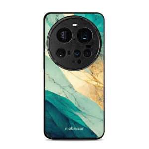 Etui ochronne do Xiaomi 15 Ultra, Mobiwear Glossy Case, turkusowy marmur