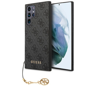 Etui Guess 4G Charms Collection do Galaxy S24 Ultra, czarne