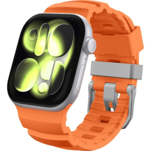 Silikonowy pasek Spigen WBS2 Band do Apple Watch 49/46/45/44 mm, pomarańczowy