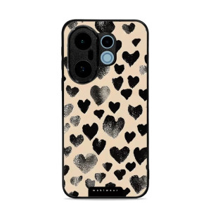 Etui ochronne do Vivo X200 FE, Mobiwear Glossy Case, beżowa miłość