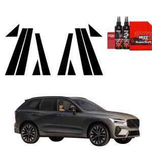 10w1 Czarna folia Grizz Protector na słupki do Volvo XC60 (2025-2026)