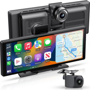 Ekran, stacja multimedialna 10.26" XENSO X10, CarPlay/Android Auto z kamerą, czarny