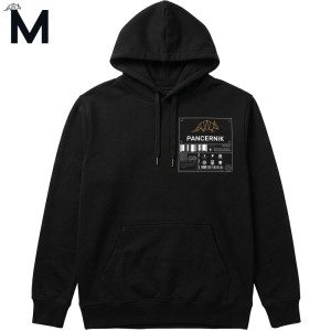 Bluza z kapturem, hoodie Pancernik Sign (nie ma lekko), czarna M