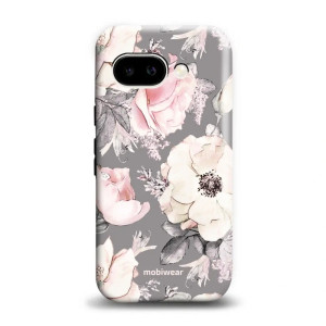 Etui ochronne do Google Pixel 10a, Mobiwear Elite Pro, różowo-kwieciste