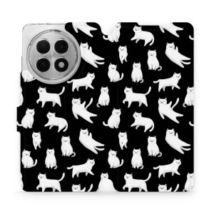 Etui z klapką do OnePlus 13R, Mobiwear Book, kotki luna