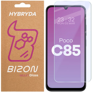 Elastyczne szkło hybrydowe Bizon Hybrid Mule do Xiaomi POCO C85 4G