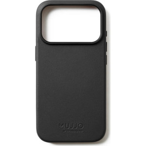 Etui Mujjo Full Leather Case do MagSafe do iPhone 17 Pro, czarne