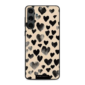 Etui ochronne do Galaxy M55 5G, Mobiwear Glossy Case, beżowa miłość
