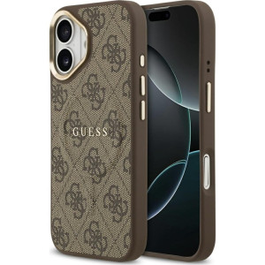 Etui Guess Hardcase 4G Classic MagSafe do iPhone 17, brązowe