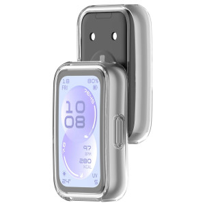 Etui z osłoną ekranu Bizon Case Watch Felipe do Huawei Band 11, przeźroczyste