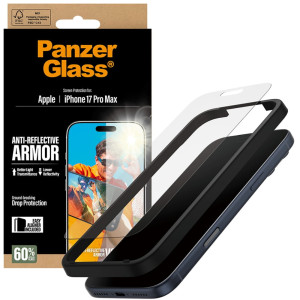 Szkło hartowane PanzerGlass Anti-Reflective Armor EasyAligner do iPhone 17 Pro Max