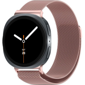 OUTLET: Stalowa bransoletka Tech-Protect Milaneseband do Galaxy Watch 8 40 mm / 44 mm / 8 Classic 46 mm, różowa