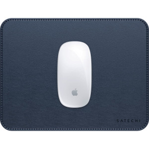 Podkładka pod mysz, na biurko ze skóry wegańskiej, Satechi Premium Mouse Pad, granatowa