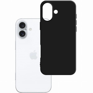 Etui 3mk Matt Case do iPhone 16, czarne matowe