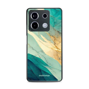 Etui ochronne do Xiaomi Redmi Note 13 Pro 5G, Mobiwear Glossy Case, turkusowy marmur