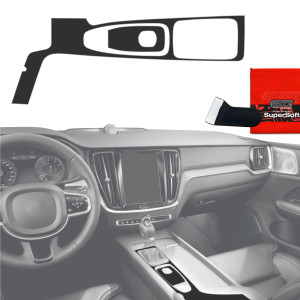 Folia do wnętrza Volvo XC90 D4 (2017-2018) Grizz Protector 2w1 Czarna Antyodciskowa