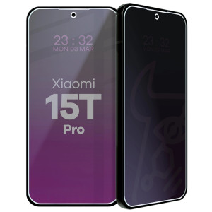 Prywatyzujące szkło hybrydowe Bizon Hybrid Shadow do Xiaomi 15T Pro, matowe