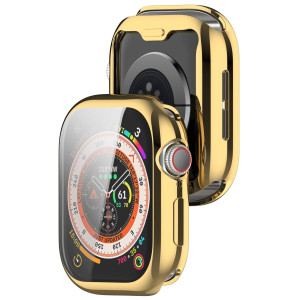 Etui z osłoną ekranu Bizon Case Watch Felipe do Apple Watch 11 / 10 (46mm), złote