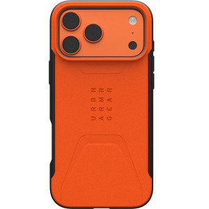 Etui pancerne Urban Armor Gear Civilian Mag do MagSafe do iPhone 17 Pro Max, pomarańczowe