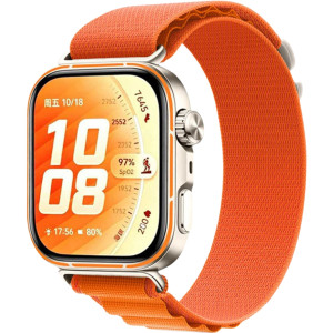 Pasek nylonowy Tech-Protect Nylon Pro do Huawei Watch Fit 5 Pro /5/4 Pro/4/3, pomarańczowe