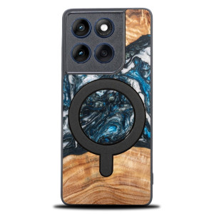 Drewniane etui do Motorola Edge 60 Pro, Bewood Unique Planets Ziemia do MagSafe