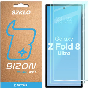 Szkło hartowane Bizon Glass Clear Duo do Galaxy Z Fold8 Ultra, 2 sztuki
