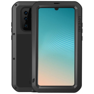 Etui pancerne + szkło LOVE MEI Huawei P30 Pro czarne