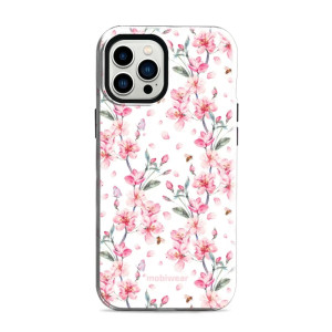 Etui ochronne do iPhone 12 Pro Max, Mobiwear Elite Pro, japoński bukiet