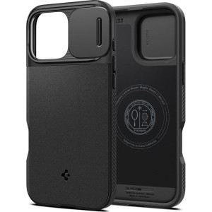 Etui Spigen Optik Armor Mag do MagSafe do iPhone 16 Pro Max, czarne