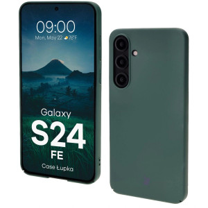 Etui Bizon Case Łupka do Galaxy S24 FE, zielone