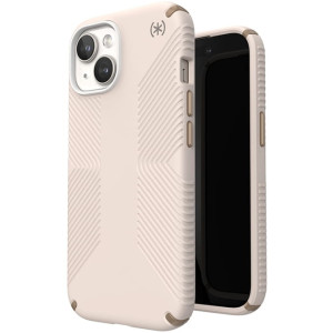 Etui Speck Presidio2 Grip do iPhone 17e / 16e / 14 / 13, beżowe
